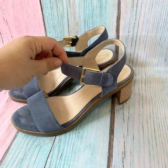 Cole Haan strappy sandals block heel - Picture 11 of 12